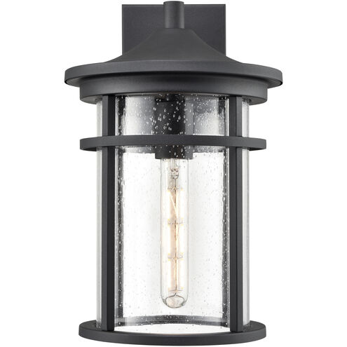Namath 1 Light 14.5 inch Textured Black Outdoor Wall Sconce